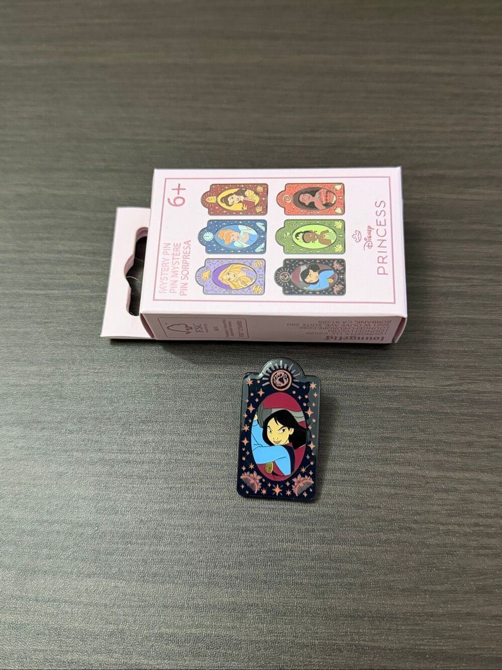 Loungefly Disney Princess Celestial Portrait Blind Box Enamel Pin - Mulan